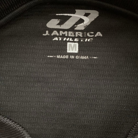 Penn State J. America Athletic Golf Polo Shirt | Mens M | black short sleeve PSU - Picture 4 of 7